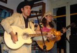with Hartmut El Kurdi playing “Jackson” by Johnny Cash at Hartmut's show “Lemmy und die Schmöker”