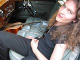 meike in the Bentley 2002, photo Andreas Bohn